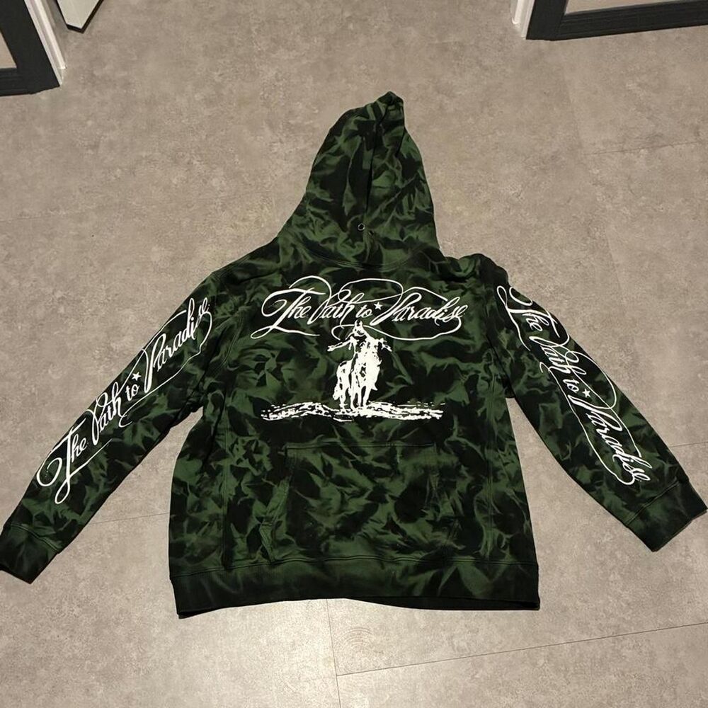 Hellstar Men's Green Hoodie